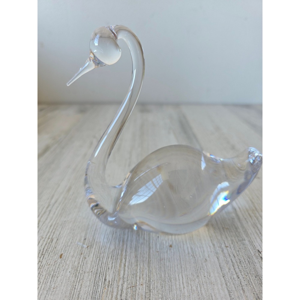 Kosta glass‎ swan goose bird figurine statue geese home decor